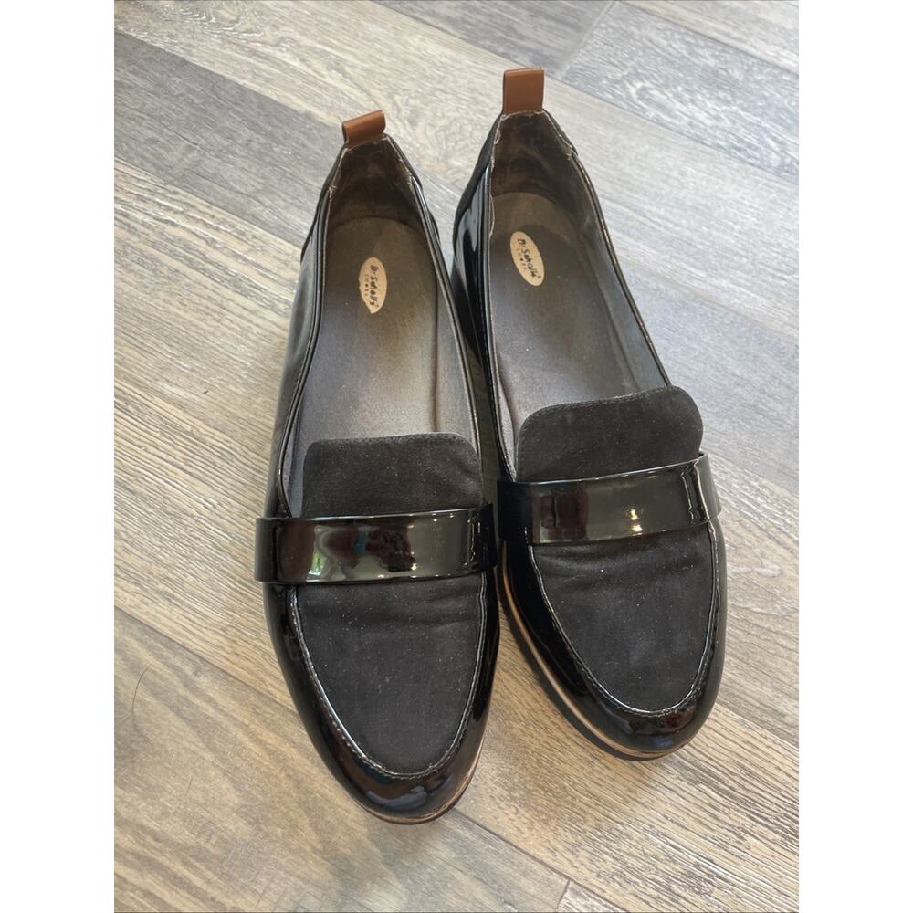 Dr. Scholl's Webster Platform Loafer Flats Black US Size 9.5-Preppy Office City